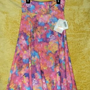 LuLaRoe "Azure" fold over skirt